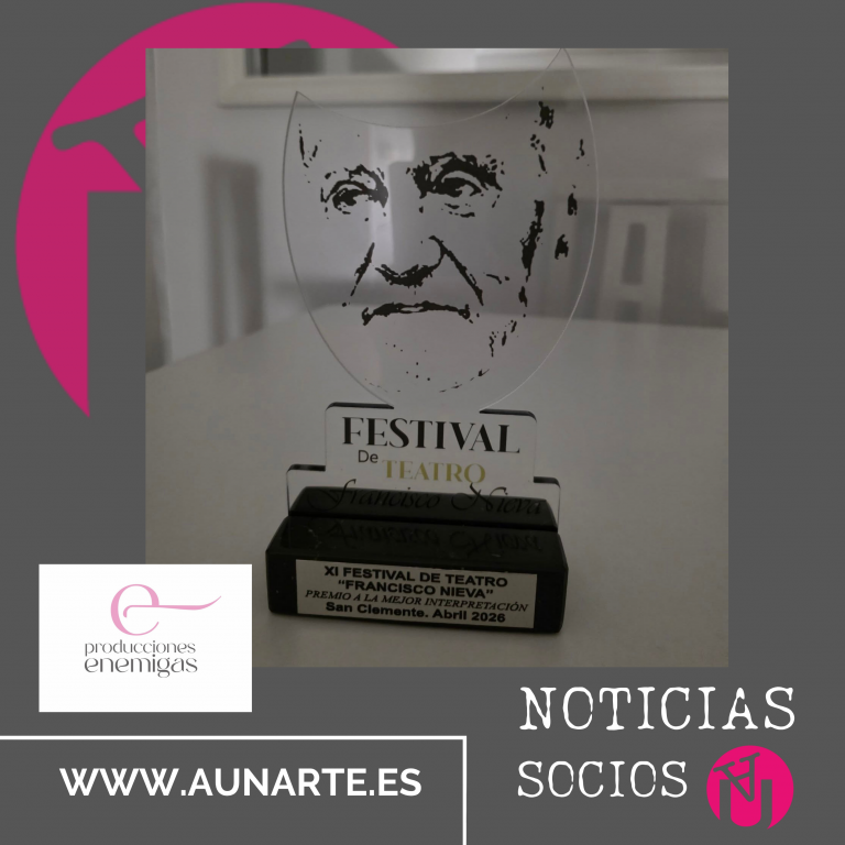 Cata Cutanda recibe el premio a mejor interpretación femenina en el XI Festival de Teatro Francisco Nieva por ROTA