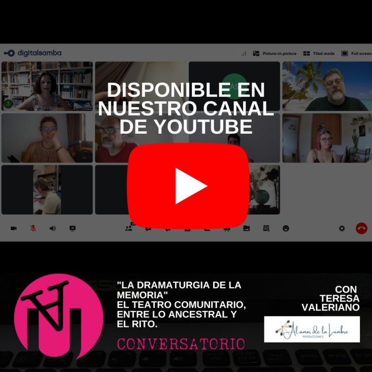 Conversatorio con TERESA VALERIANO