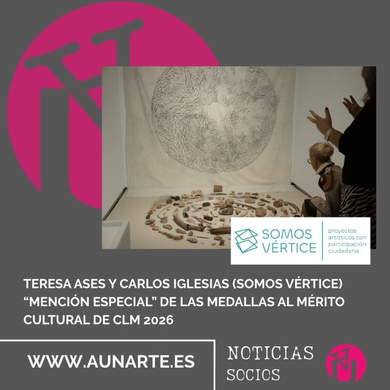 Teresa Ases y Carlos Iglesias: MENCIÓN ESPECIAL en las Medallas al Mérito Cultural 2026 de Castilla la Mancha